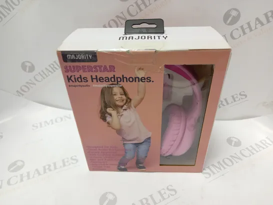 BOXED MAJORITY SUPERSTAR KIDS HEADPHONES