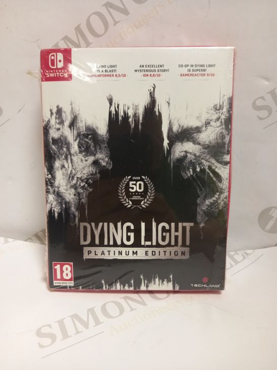 SEALED DYING LIGHT PLATINUNM EDITION NINTENDO SWITCH GAME