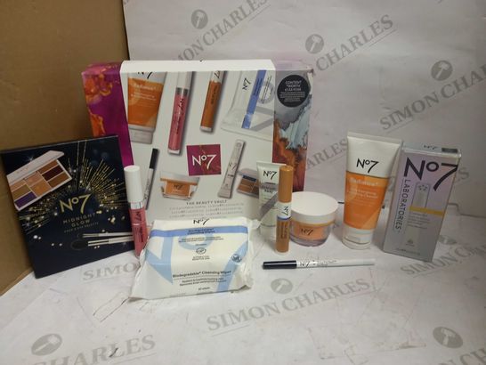 NO 7 THE BEAUTY VAULT 8PC SKINCARE & MAKE-UP GIFT SET RRP £132