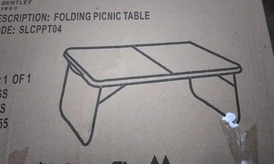 BOXED ODYSSEY FOLDING PICNIC TABLE 