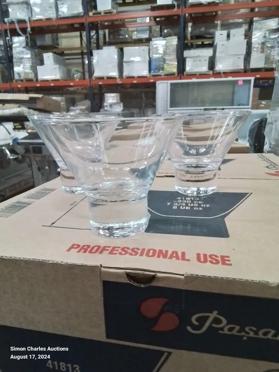 PALLET CONTAINING LARGE AMOUNT OF 8OZ COCKTAIL/SHOT GLASSES