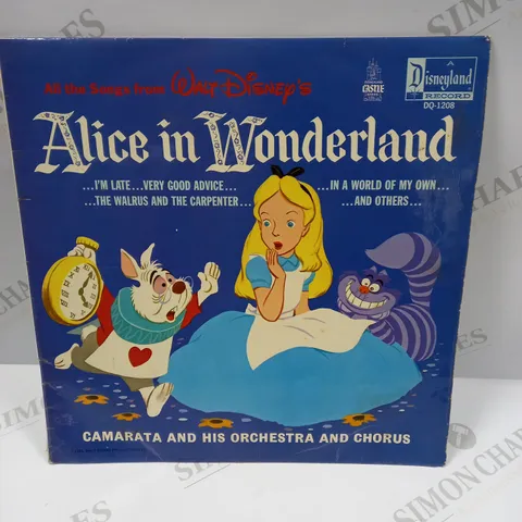 DISNEYS ALICE IN WONDERLAND VINYL