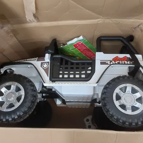 BOXED KIDS CONTENDER 4X4 RACING STYLE RIDE-ON 