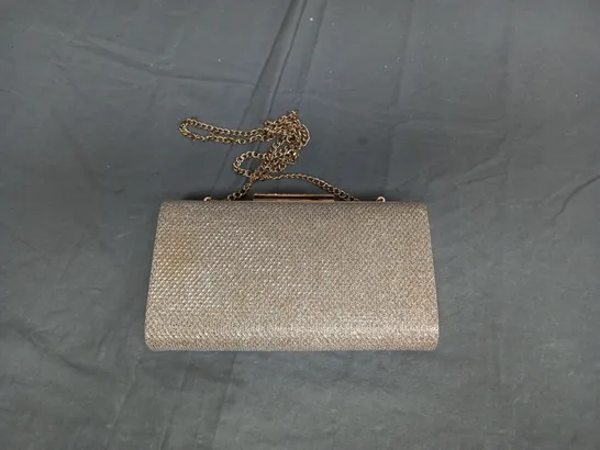 DUNE GOLDEN CLUTCH OVER SHOULDER BAG 