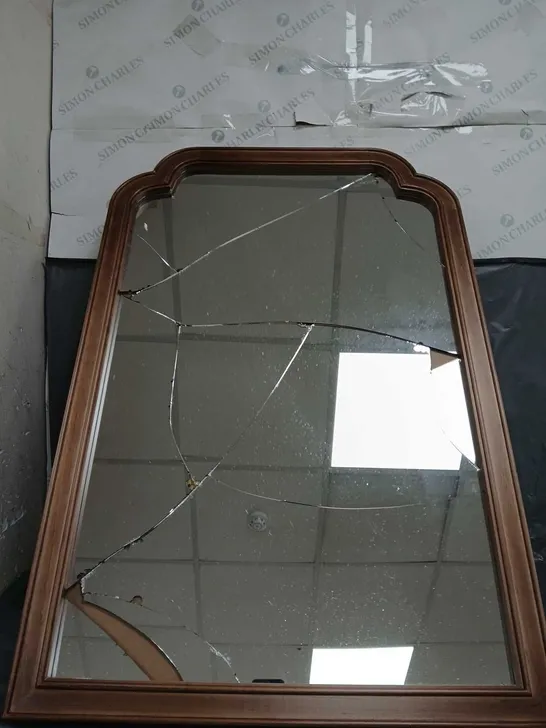 ANTIQUE WALL MIRROR - COLLECTION ONLY