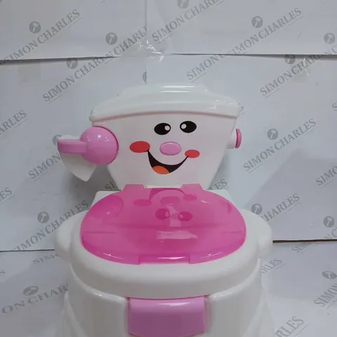 KIDS UNBRANDED TOY POTTY IN PINK & WHITE