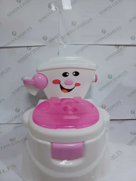 KIDS UNBRANDED TOY POTTY IN PINK & WHITE