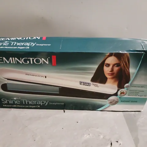 BOXED REMINGTON SHINE THERAPY STRAIGHTENER