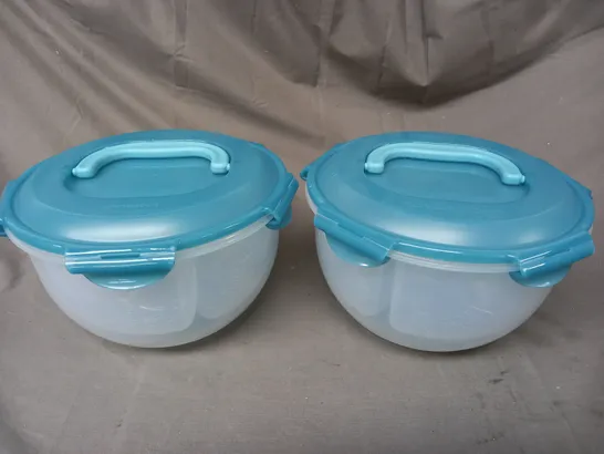 BOXED LOCK & LOCK SET OF 2 FOOD STORAGE CONTAINERS WITH HANDLES