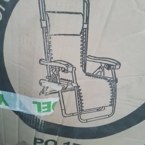 BOXED ZERO GRAVITY RECLINER CHAIR/LOUNGER