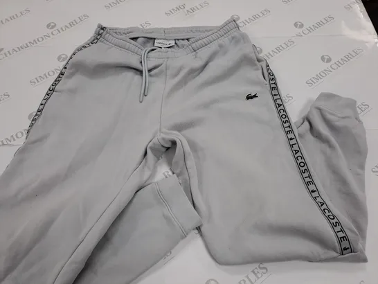 LACOSTE TAPERED FIT GREY JOGGERS - FR 3