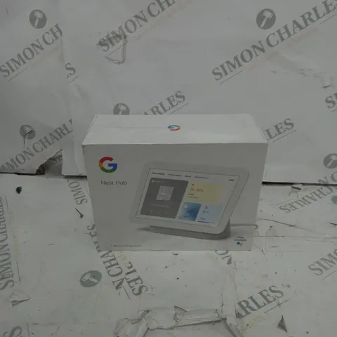 BOXED AND SEALED GOOGLE NEST HUB 7" DISPLAY 2ND GENERATION