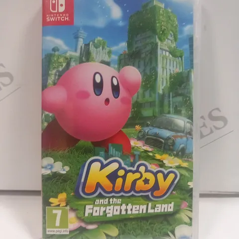 NINTENDO SWITCH KIRBY AND THE FORGOTTEN LAND