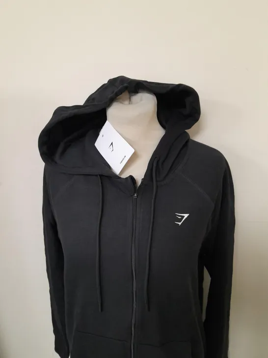 GYMSHARK TRAINING ZIP HOODIE SIZE S