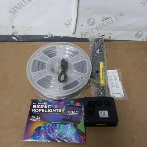 BOXED BELL & HOWELL DUAL POWER BIONIC ROPE LIGHTS - LED COLOUR CHANGING