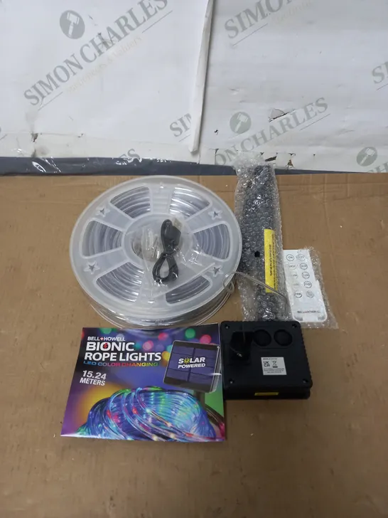 BOXED BELL & HOWELL DUAL POWER BIONIC ROPE LIGHTS - LED COLOUR CHANGING