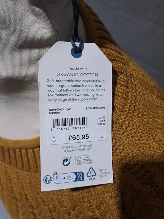 SEASALT CORNWALL STONE CHAT JUMPER SZIE 12