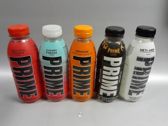 14 X PRIME HYDRATION DRINKS IN ASSORTED FLAVOURS TO INCLUDE META MOON, TROPICAL PUNCH, CHERRY FREEZE ETC