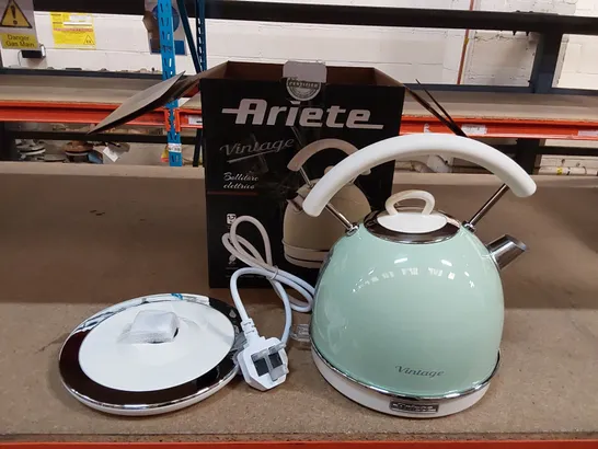 BOXED ARIETE VINTAGE STYLE 1.7L STAINLESS STEEL DOME KETTLE (1 BOX)