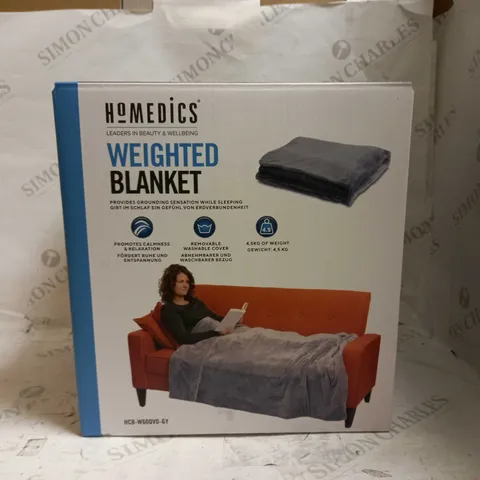 BOXED HOMEDICS WEIGHTED BLANKET