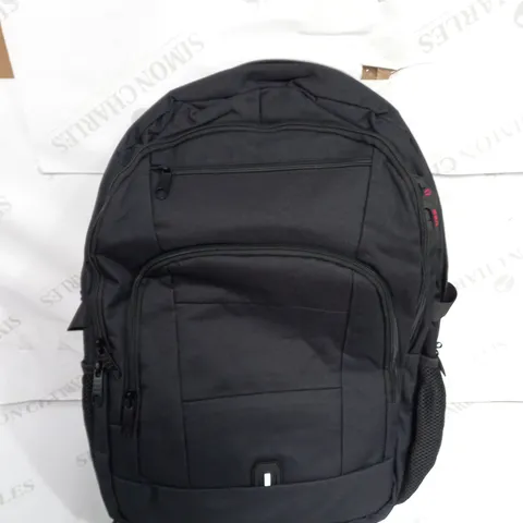 BLACK TRAVEL BACKPACK 