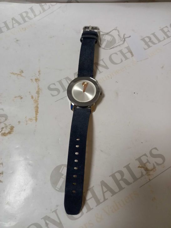 UNBOXED MOVADO BOLD LEATHER STRAP WATCH RRP £350