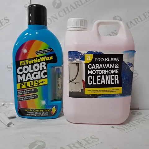 TURTLE WAX COLOR MAGIC + / PRO KLEEN CARAVAN AND MOTOR HOME CLEANER 1L / COLLECTION ONLY 