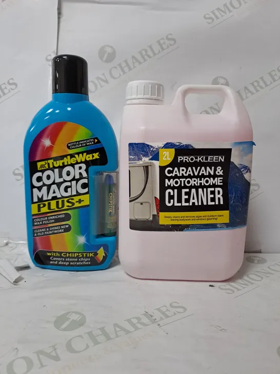 TURTLE WAX COLOR MAGIC + / PRO KLEEN CARAVAN AND MOTOR HOME CLEANER 1L / COLLECTION ONLY 