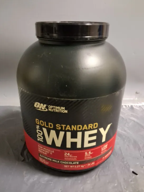 OPTIMUM NUTRITION 2.27KG GOLD STANDARD WHEY IN MILK CHOCOLATE