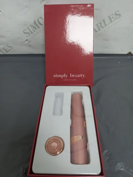 BOXED SIMPLY BEAUTY SINGLE HAIR EPILATOR IN ROSE GOLD