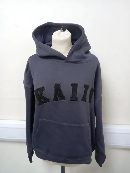 KAIIA SLOGAN OVERSIZED HOODIE SIZE 4