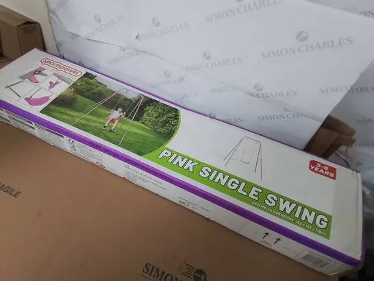 BRAND NEW BOXED SPORTSPOWER PINK SINGLE SWING