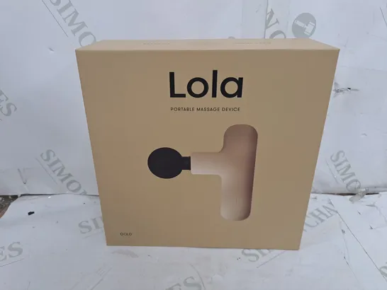 BOXED LOLA 4 SPEED HAND HELD MASSAGE GUN