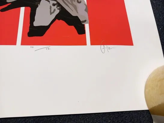 BULL SIGNED PRINT #10/12