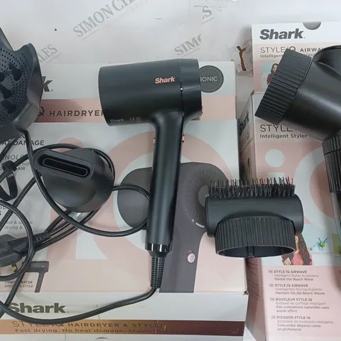 BOXED SHARK STYLE IQ HAIR DRYER & STYLER