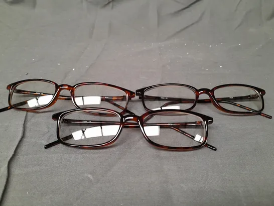 BOX OF APPROXIMATELY 10 PAIRS OF READING GLASSES IN TORTOISE SHELL COLOUR - VARIOUS SIZES