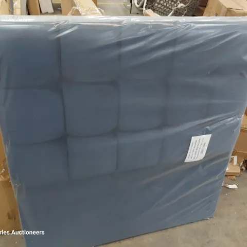 BAGGED ASPIRE 3' SINGLE HEADBOARD BLUE FABRIC 