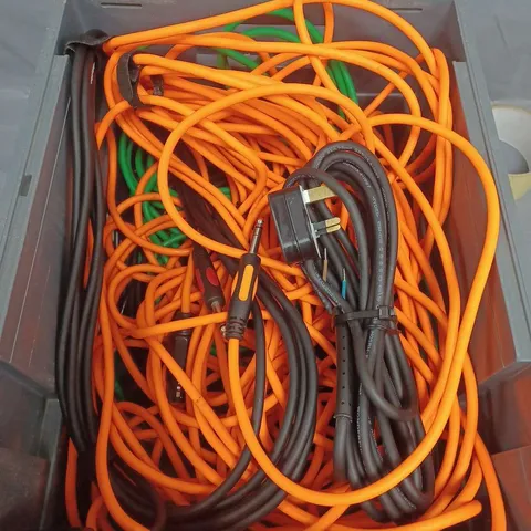 APPROXIMATELY 5 ASSORTED POWER CABLES