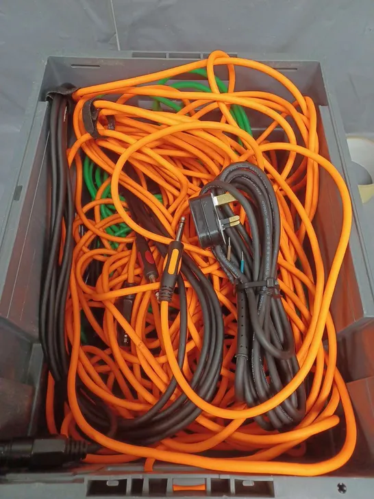 APPROXIMATELY 5 ASSORTED POWER CABLES