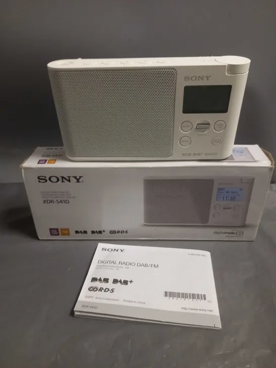 SONY DIGITAL RADIO DAB/FM XDR-S41D 