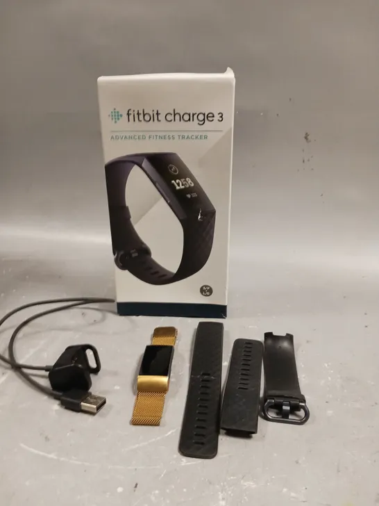 BOXED FITBIT CHARGE 3 ADVANCED FITNESS TRACKER WATCH 