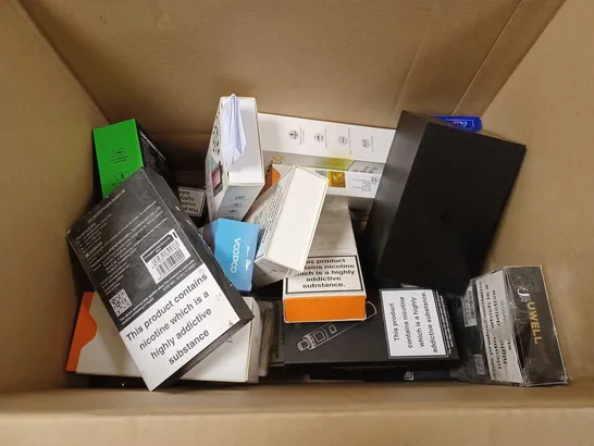 BOX OF APPROX 20 ASSORTED VAPES TO INCLUDE - VAPORESSO XROS 2 - GEEKVAPE G18 - ASPIRE ZELOS 3 MOD ECT