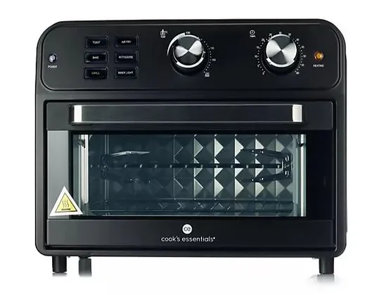 OUTLET COOK'S ESSENTIALS 21L AIRFRYER OVEN WITH ROTISSERIE COOL 