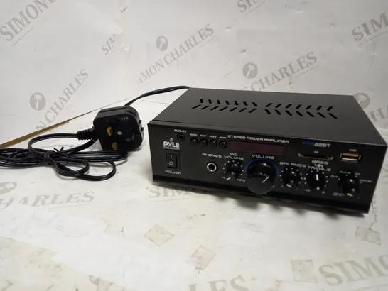 PYLE USA PTA22BT MINI 2X40W STEREO POWER AMPLIFIER RRP £92.99