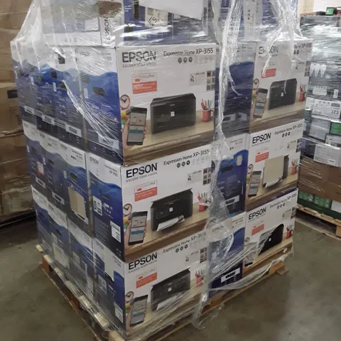 PALLET OF APPROXIMATELY 35 BOXED EPSON EXPRESSION HOME XP-3155 PRINTERS