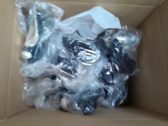 BOX OF APPROXIMATELY 10 ASSORTED SHOES IN VARIOUS COLOURS, SIZES AND STYLES