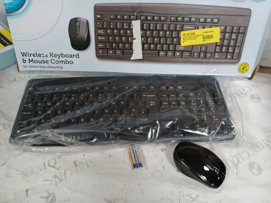 BOX OF 4 ONN WIRELESS KEYBOARD & MOUSE COMBO 