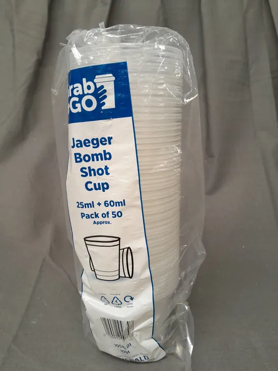 BOXED GRAB & GO SET OF APPROXIMATELY 1000 JAEGER BOMB SHOT CUPS