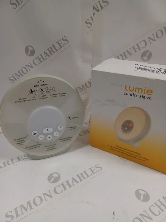 BOXED LUMIE SUNRISE WAKE UP ALARM 