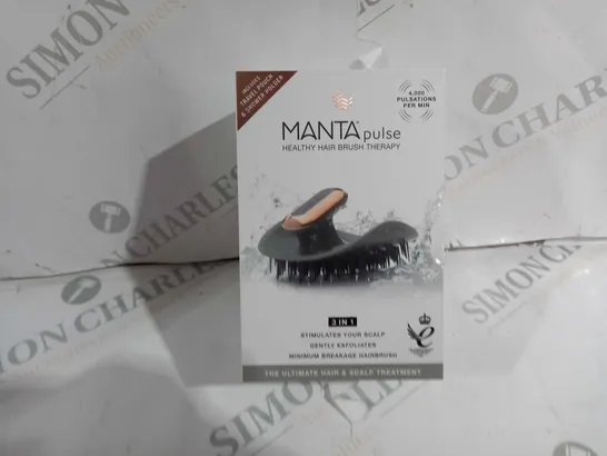 BOXED MANTA PULSE THERAPY HAIR BRUSH